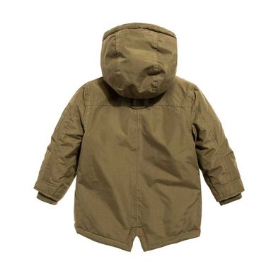 Cool Club, Kurtka zimowa chłopięca z kapturem, khaki, parka