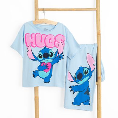 Cool Club, Piżama dziewczęca, niebieska, Lilo i Stitch