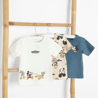 Cool Club, T-shirt chłopięcy, mix, Klub przyjaciół Myszki Mickey, zestaw, 3 szt.