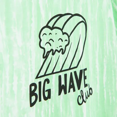 Cool Club, T-shirt chłopięcy, oversize, biało-zielony