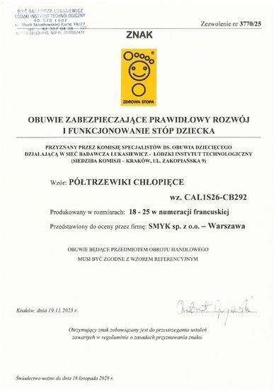 Cool Club, Trampki chłopięce, granatowe, Zdrowa Stopa, podeszwa Barefoot