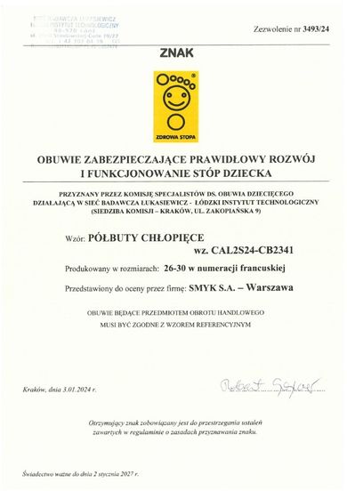 Cool Club, Trampki chłopięce, szare, Zdrowa Stopa, podeszwa Barefoot, Scooby-Doo