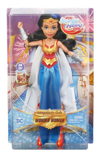 DC Super Hero Girls, Wonder Woman, lalka Premium z peleryną
