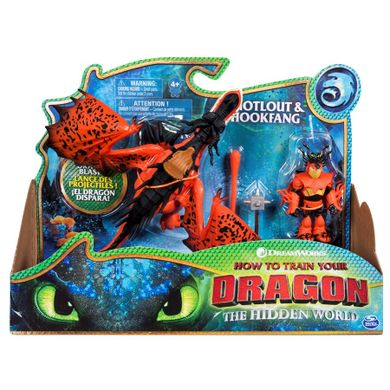 Dragons, Hakokieł i Sączysmark, zestaw figurek smoka z wikingiem