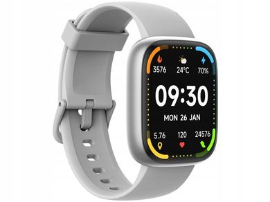 EcoWatch, smartwatch, EW06, srebrny