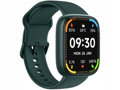 EcoWatch, smartwatch, EW06, zielony