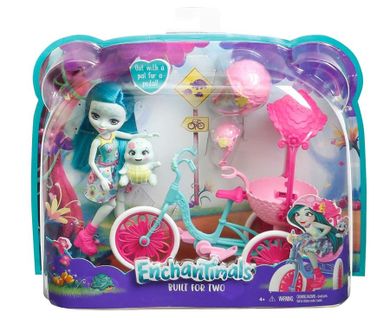 Enchantimals, Taylee Turtle i rower dla dwojga, lalka z akcesoriami