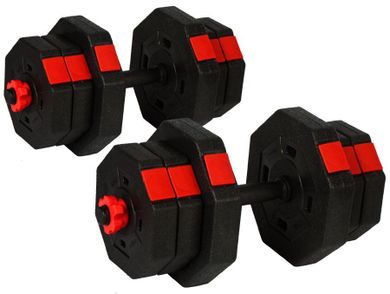 Enero Fit, regulowane hantle treningowe, z funkcją sztangi, 2-10 kg