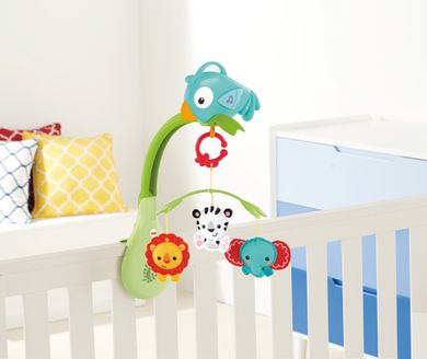 Fisher-Price, karuzelka, Przyjaciele z lasu tropikalnego