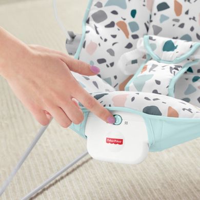 Fisher-Price, Leżaczek Maluszka z wibracjami, pastelowy