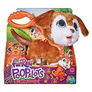FurReal Friends, Zwierzaki na smyczy, Piesek Poopalots, zabawka pluszowa