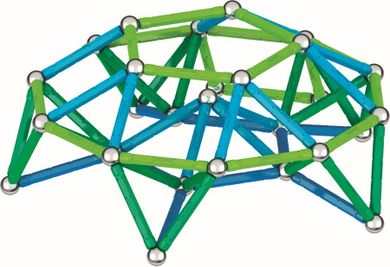 Geomag, Classic Recycled, konstrukcyjne klocki magnetyczne, 142 elementów