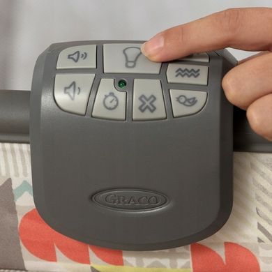 Graco, Contour Electra, łóżeczko niemowlęce z funkcją wibracji, Black