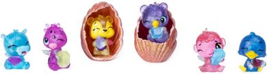 Hatchimals, jajeczka w kształcie muszelek, muszelka różowa, 6 szt.