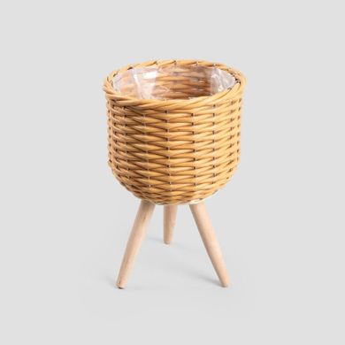 Homla, Florsu, kwietnik na nóżkach, beżowy, 21-33 cm