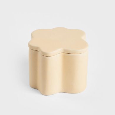 Homla, Hekla, pojemnik, żółty z pokrywką, 11-8,5 cm