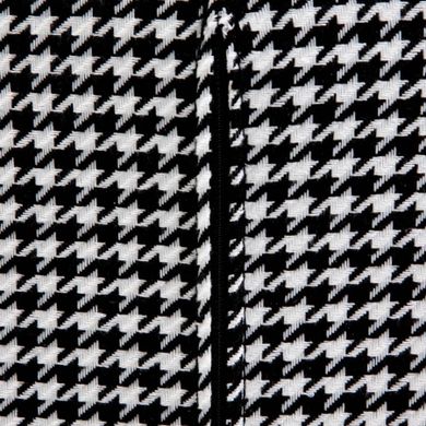 Homla, Moss, Fotel w biało-czarną pepitkę 70-95 cm