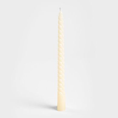 Homla, Table Candles, świece stołowe, kręcone ecru, 4-44g
