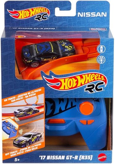 Hot Wheels, Nissan GTR 1:64, pojazd zdalnie sterowany