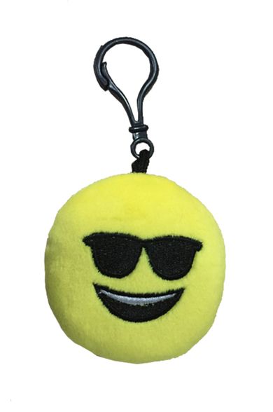 Imoji, Emotikon, brelok pluszowy, 7 cm