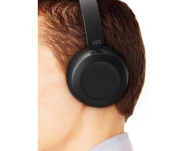 JVC, słuchawki z mikrofonem, czarne, HA-S31BT-B