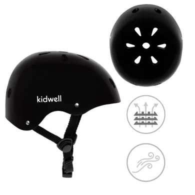 Kidwell, Orix II, kask ochronny, czarny, rozmiar S