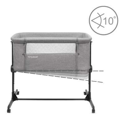 Kidwell, Snuzzy, łóżeczko dostawne, Light Gray