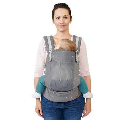 Kinderkraft, Huggy, nosidełko ergonomiczne, szare