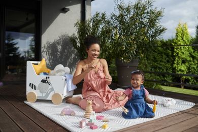Kinderkraft, Raccoon, regał dziecięcy