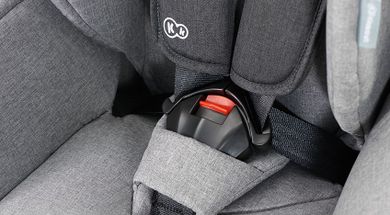 Kinderkraft, Safety-Fix, fotelik samochodowy, 9-36 kg, granatowy