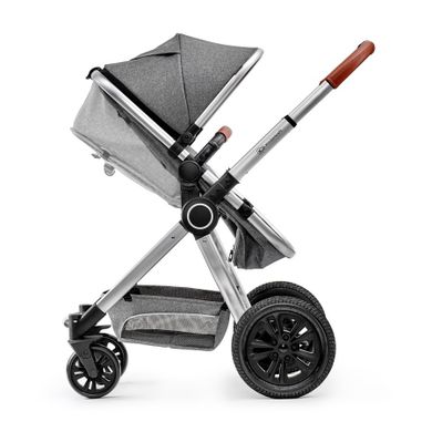 Kinderkraft, Veo, wózek wielofunkcyjny 2w1, 0-15 kg, szary