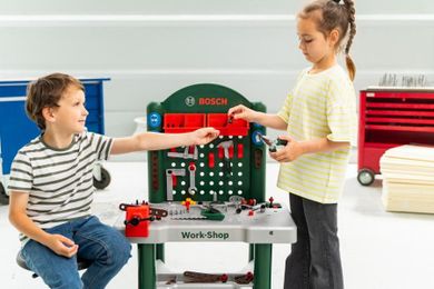 Klein, Bosch, Warsztat z narzędziami budowlanymi, 82 elementy
