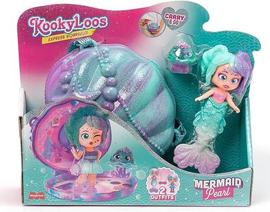 KookyLoos, Kooky Mermaids, Pearl, mini laleczka syrenka w torebce, zestaw
