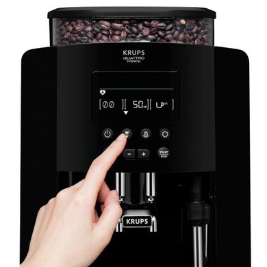 Krups, ekspres ciśnieniowy automatyczny, Ea8170, 1450w, czarny