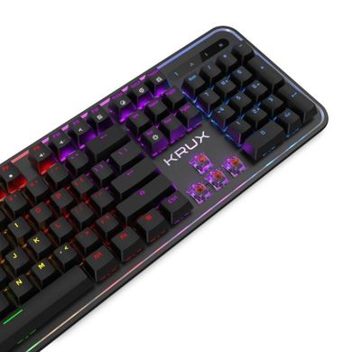 Krux, klawiatura gamingowa, Comet RGB Outemu Brown