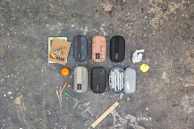 Lassig, Bold, piórnik etui, czarny