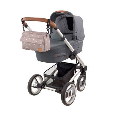 Lassig, Casual Label, torebka-organizer do wózka, 2w1, Blocks taupe