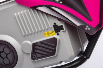 Lean Cars, A9901, motor crossowy, pojazd na akumulator, różowy