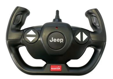 Lean Toys, Auto Jeep Wrangler Rubicon Rastar, 1:14, czarne, pojazd zdalnie sterowany