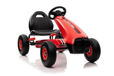 Lean Toys, Gokart, pojazd na pedały, czerwony