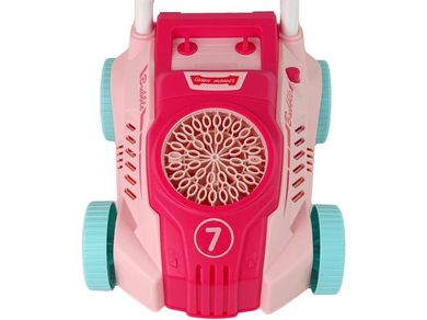 Lean Toys, kosiarka na bańki mydlane, różowa