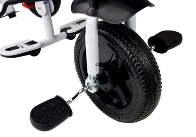 Lean Toys, rowerek trójkołowy, czarny, pro300