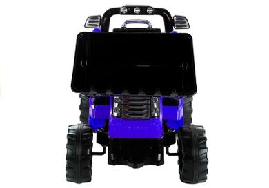 Lean Toys, Traktor, pojazd na akumulator, niebieski