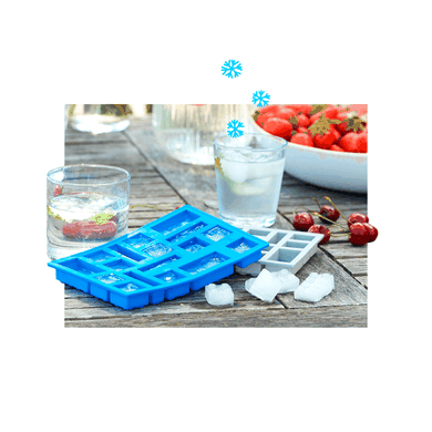 LEGO, foremka do kostek lodu, niebieska