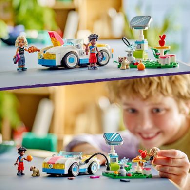 LEGO Friends, Samochód elektryczny i stacja ładująca, 42609