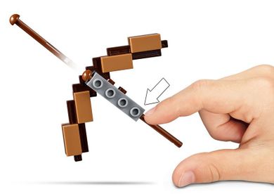 LEGO Minecraft, Minecraft BigFig, szkielet z kostką magmy, 21150