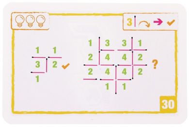 Logic Cards, Łamigłówki zapałczane