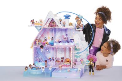 L.O.L. Surprise, Chalet, Winter Disco, drewniany domek dla lalek