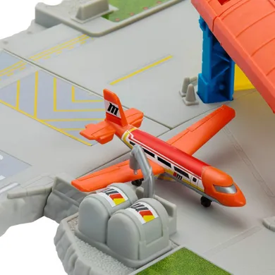 Matchbox, Lotnisko przygód, zestaw do zabawy z autem i samolotem