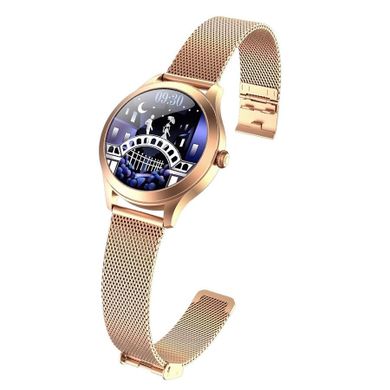 Maxcom, Fit FW42, smartwatch, złoty